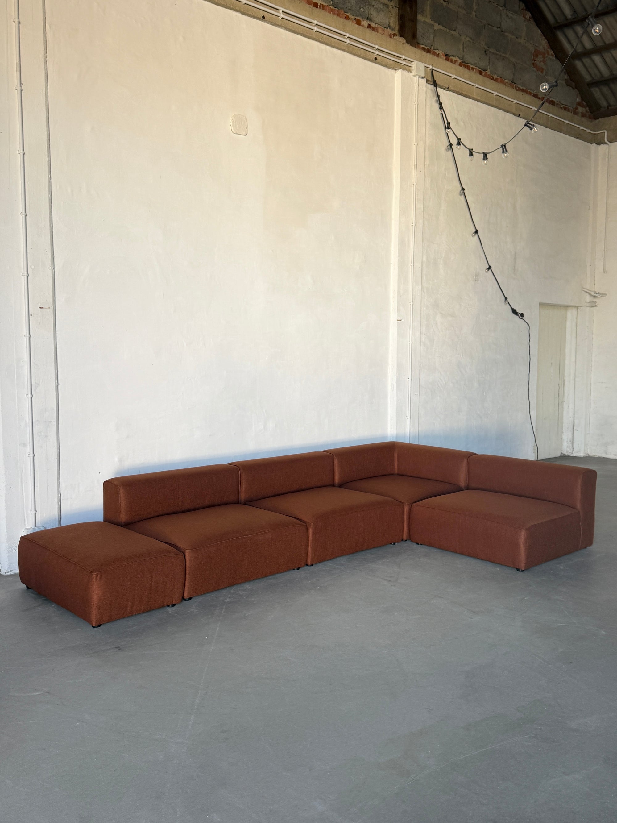 sofa modułowa blok, lata 90/00, po renowacji