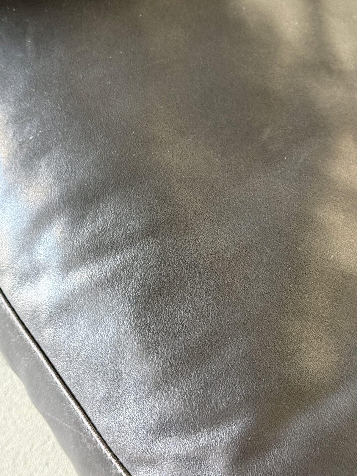 sofa, lata 90, Ligne Roset, skóra naturalna
