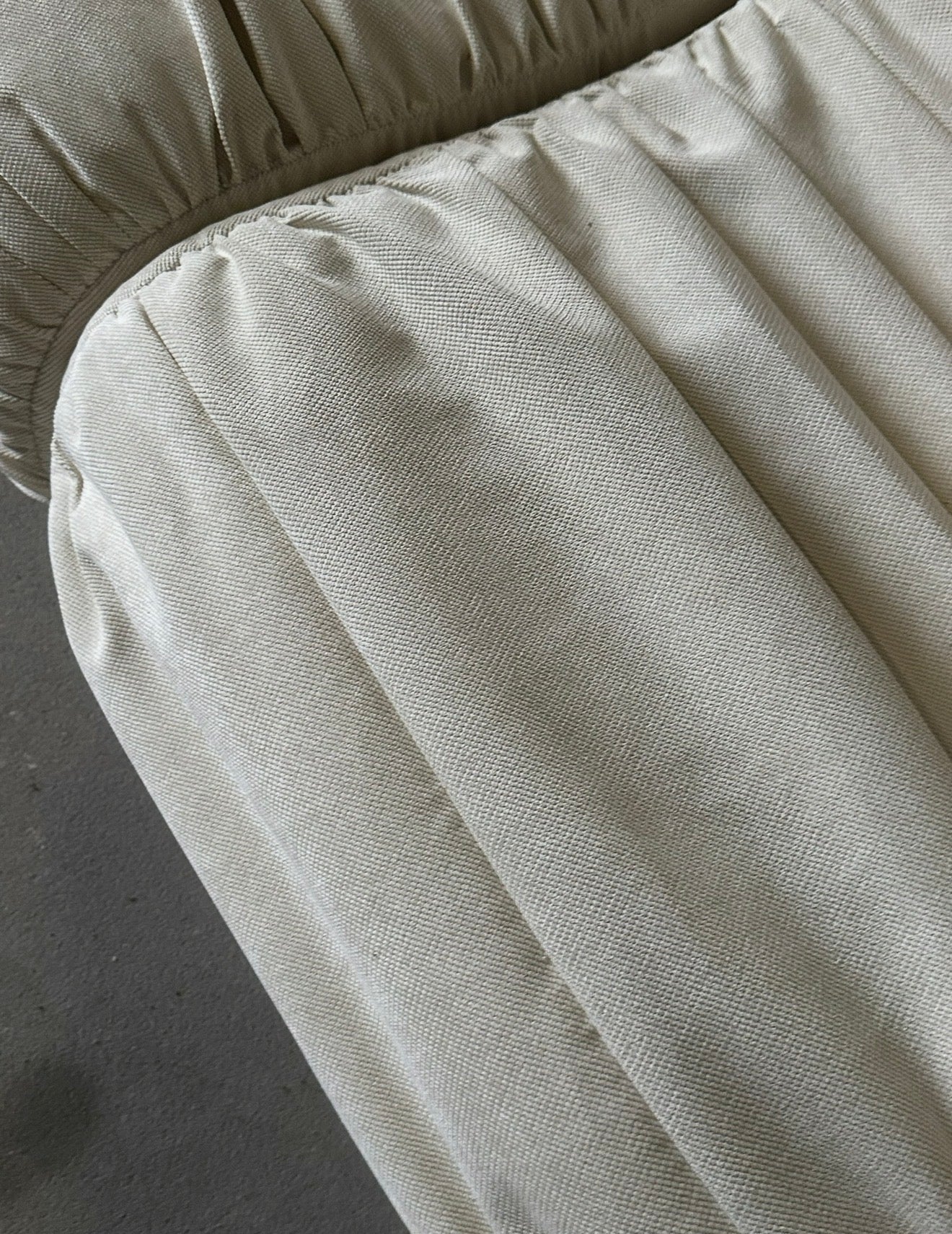 sofa modułowa, lata 60, seashell, po renowacji