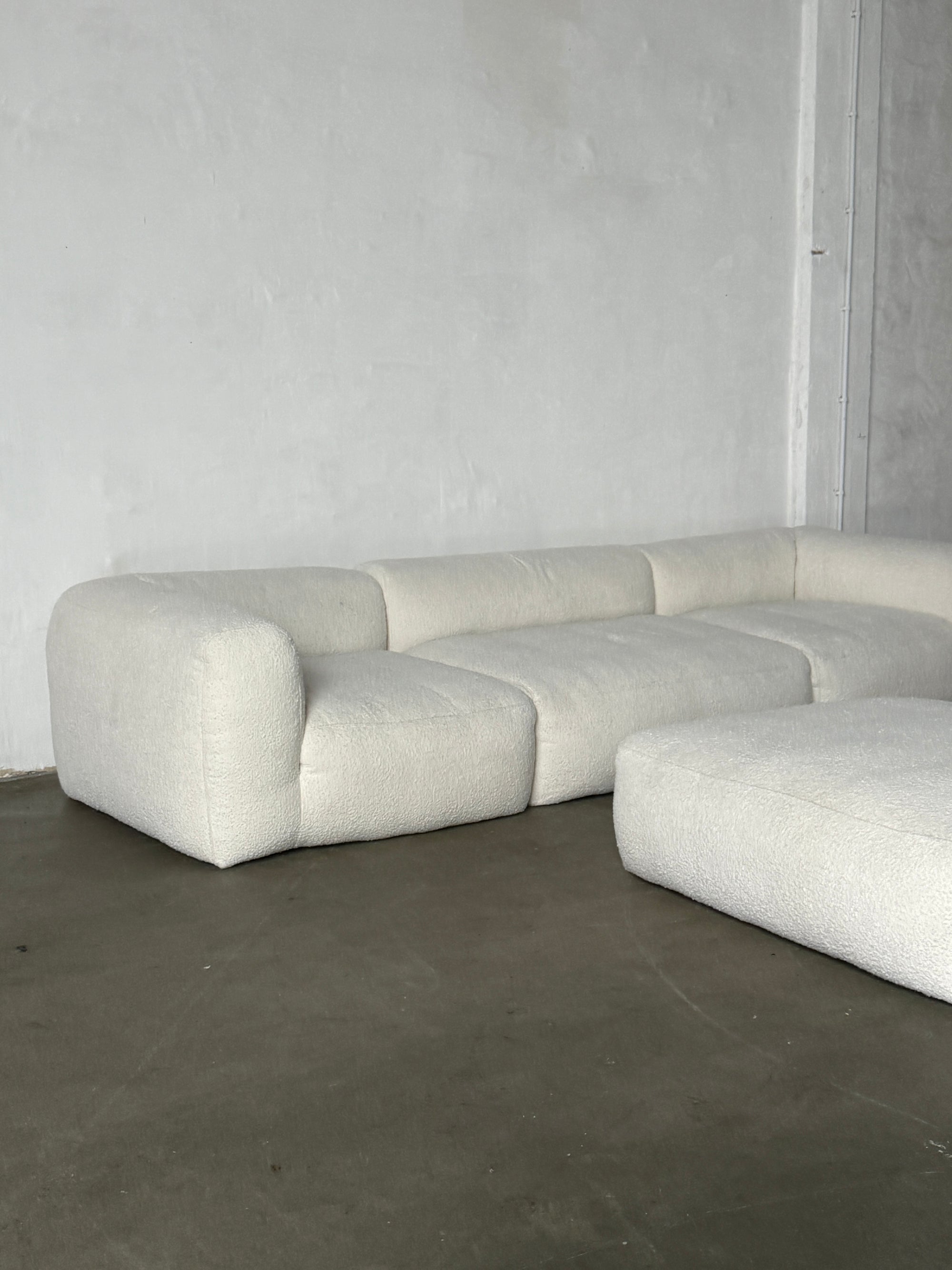 Cloud modular sofa, boucle, extra comfy