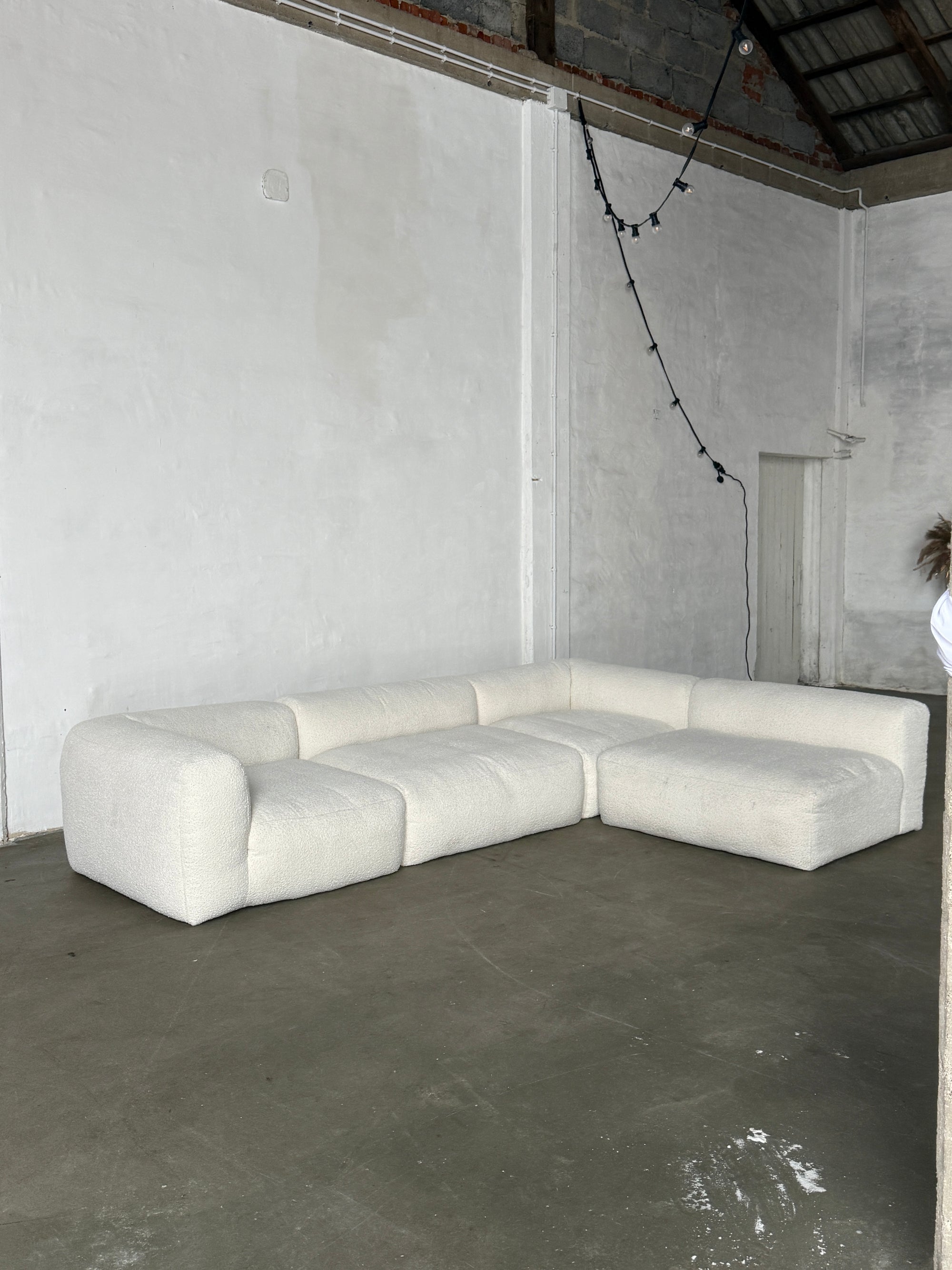 Cloud modular sofa, boucle, extra comfy