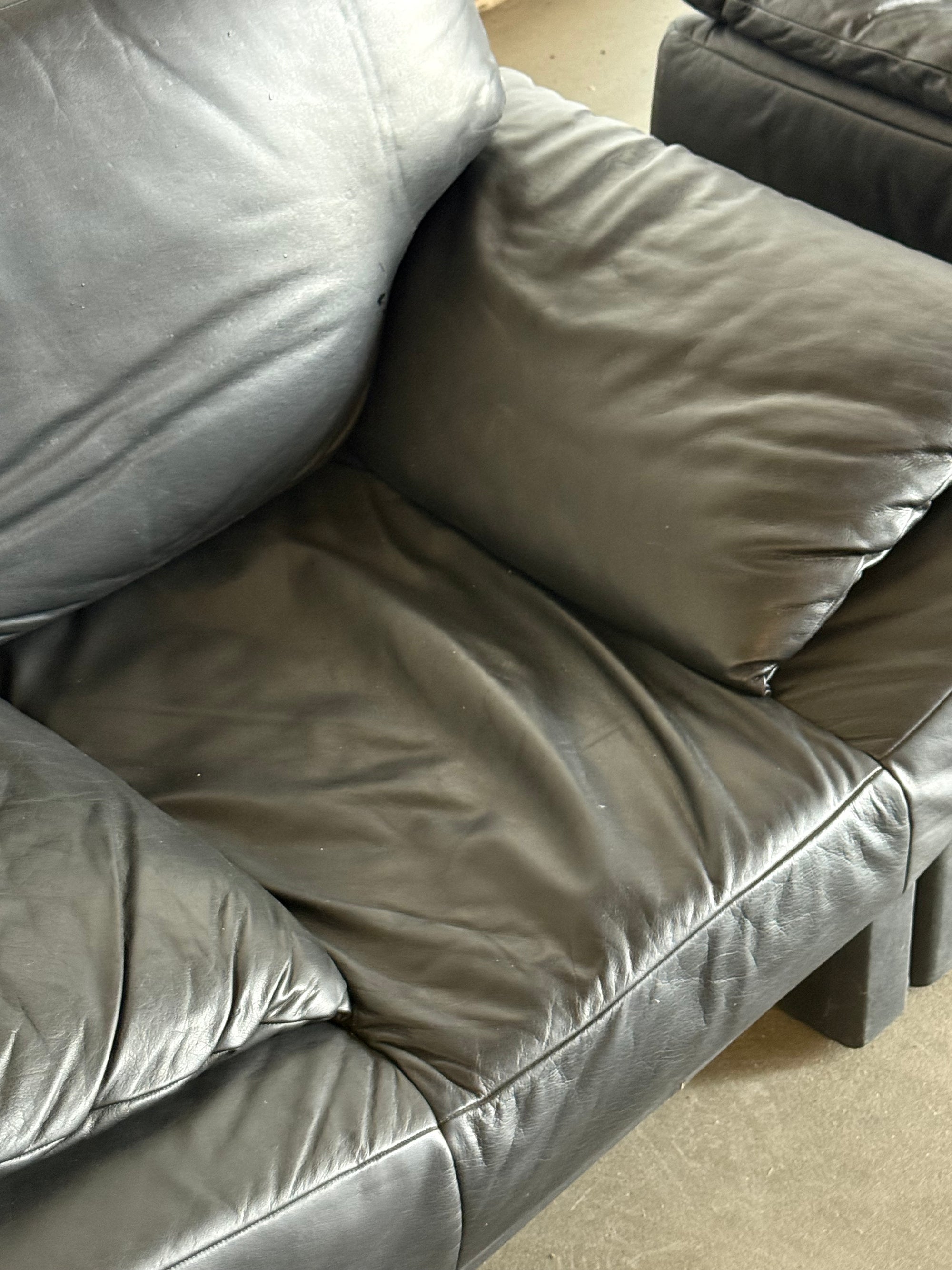 sofa + armchair, France, 80s, set