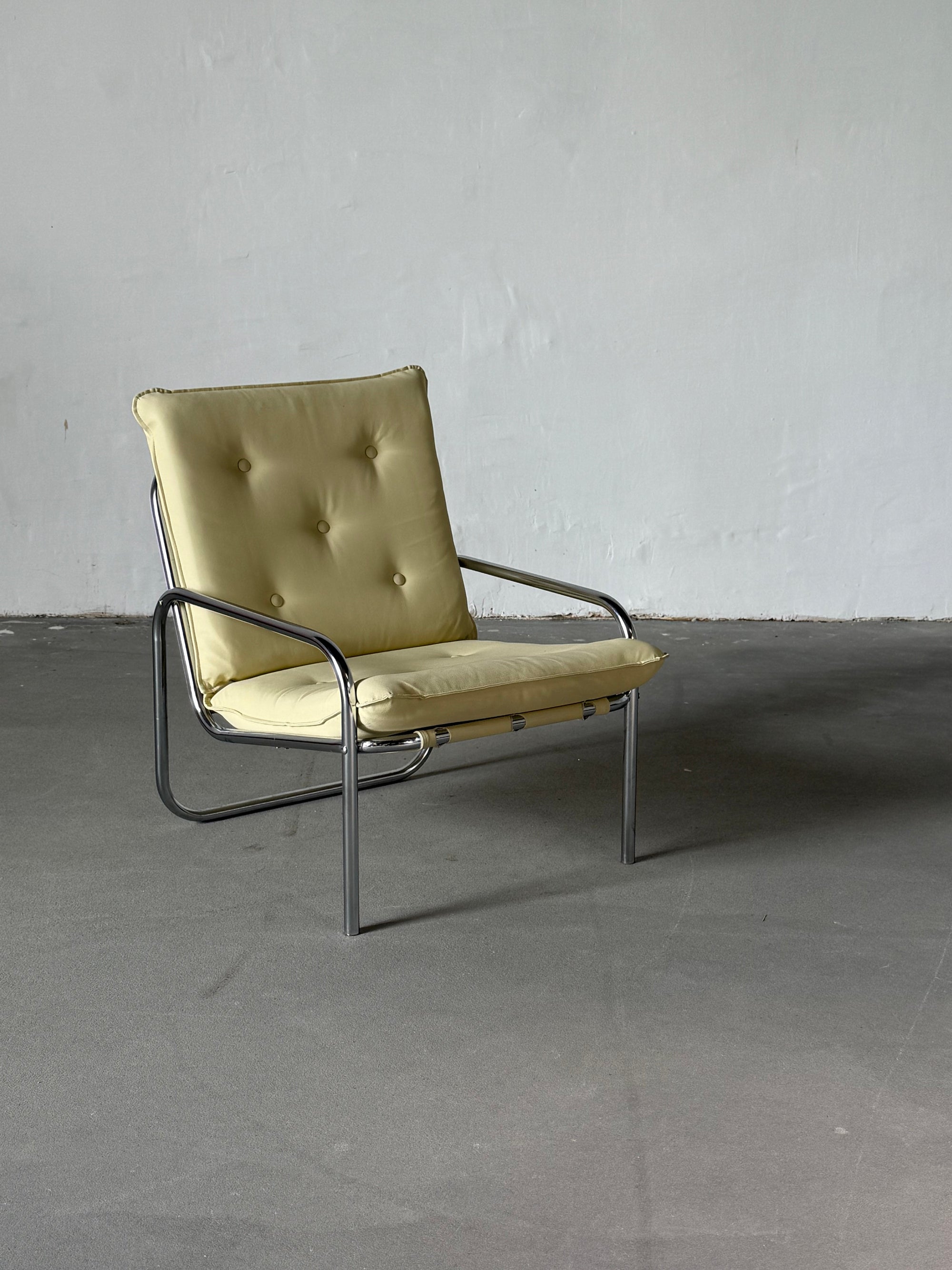 Fotel bauhaus masełkowy