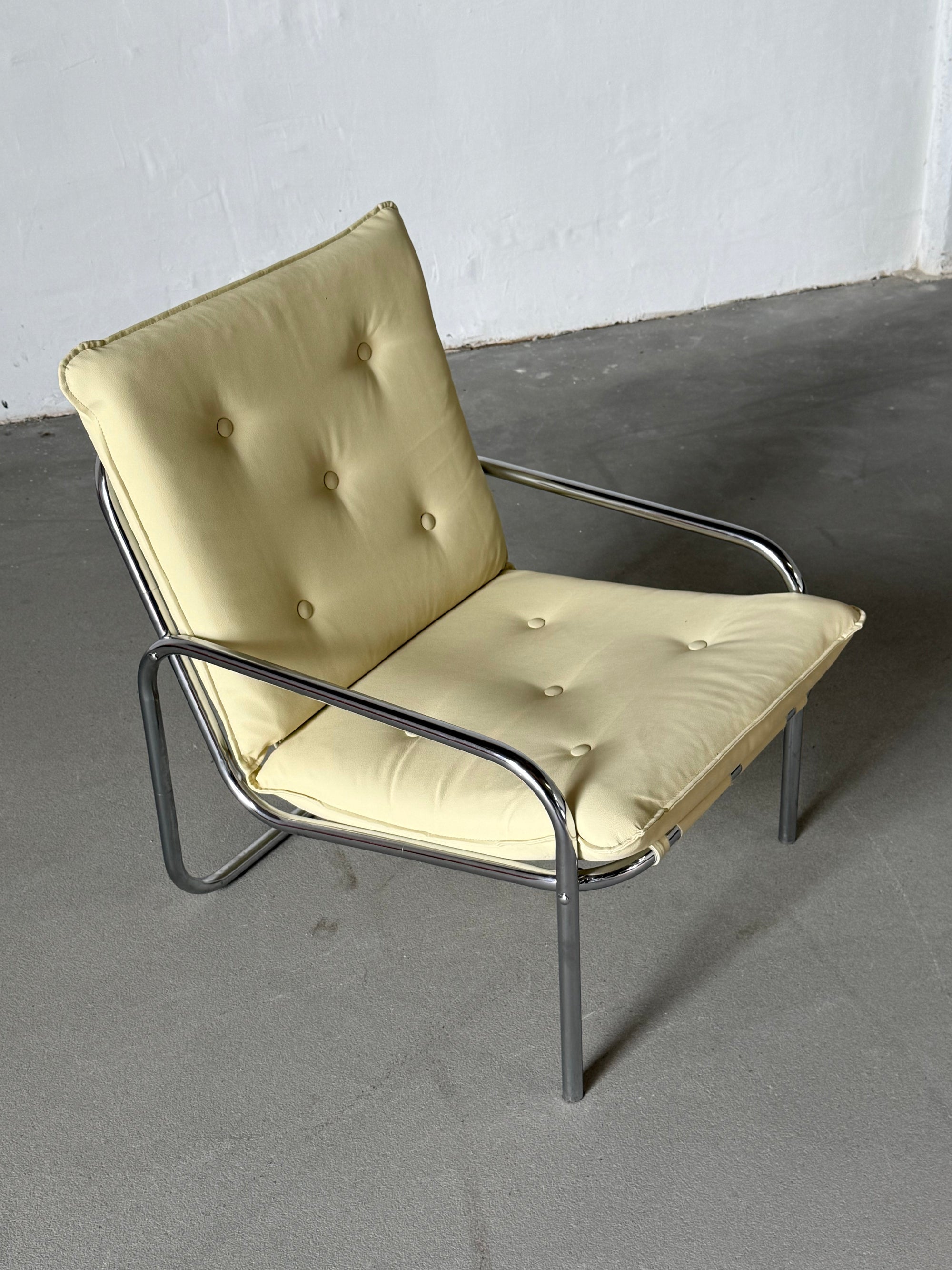 fotel bauhaus masełkowy